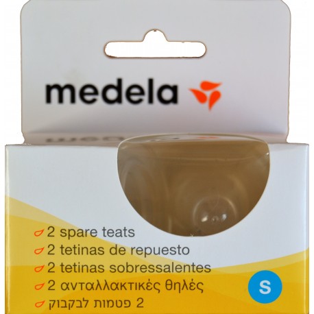 TETINAS DE FLUJO LENTO TALLA S 2 UNIDADES MEDELA