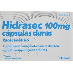 HIDRASEC 100 MG 10 CÁPSULAS FERRER