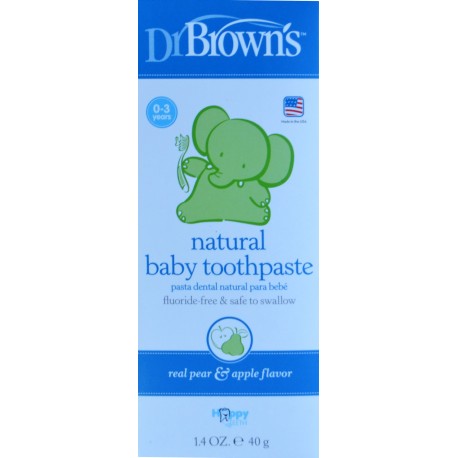 PASTA DENTAL NATURAL PARA BEBÉ 40 G DR BROWN'S