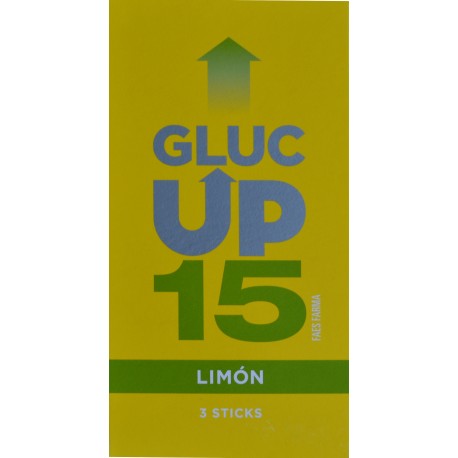 GLUC UP 15 LIMÓN 3 STICKS FAES FARMA