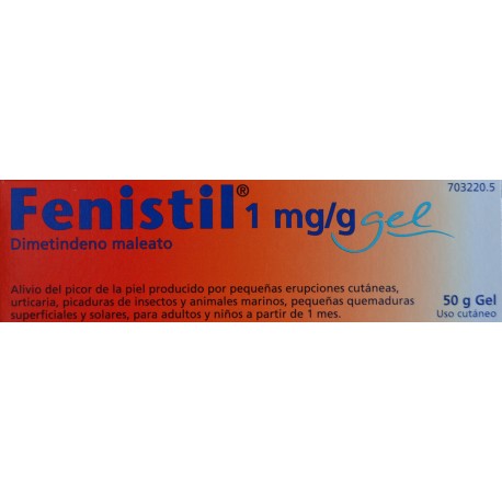 FENISTIL GEL 50 G NOVARTIS