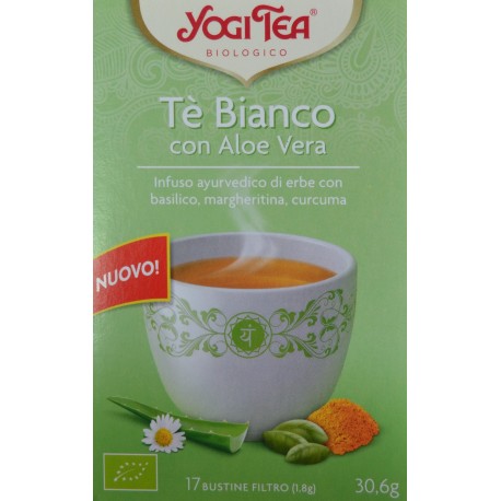 TÉ BLANCO CON ALOE VERA 17 BOLSITAS YOGI TEA