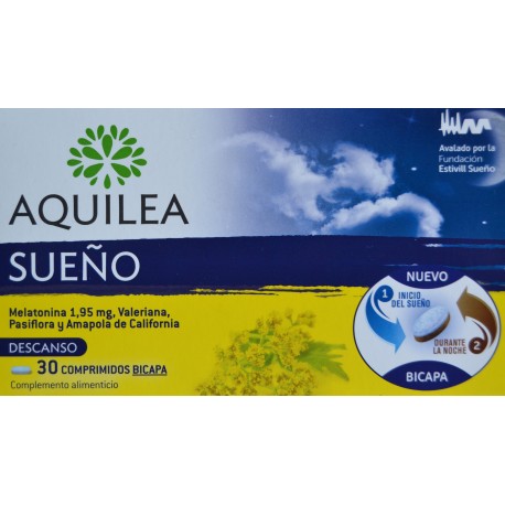 SUEÑO 30 COMPRIMIDOS BICAPA AQUILEA