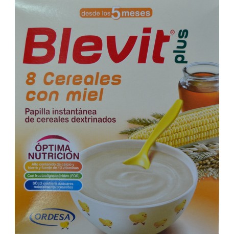 BLEVIT 8 CEREALES CON MIEL 2 X 300 G ORDESA