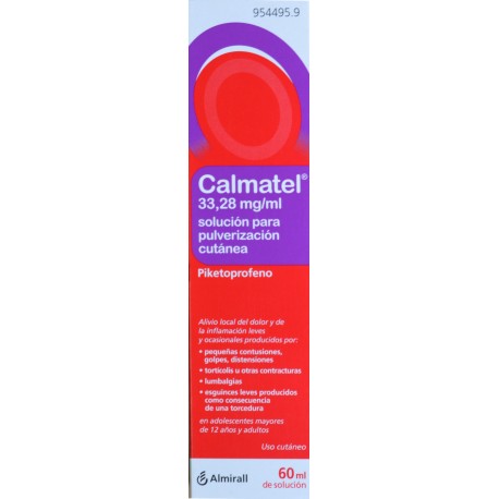 CALMATEL 33,28 MG/ML SOLUCIÓN PARA PULVERIZACIÓN CUTÁNEA 60 ML ALMIRALL