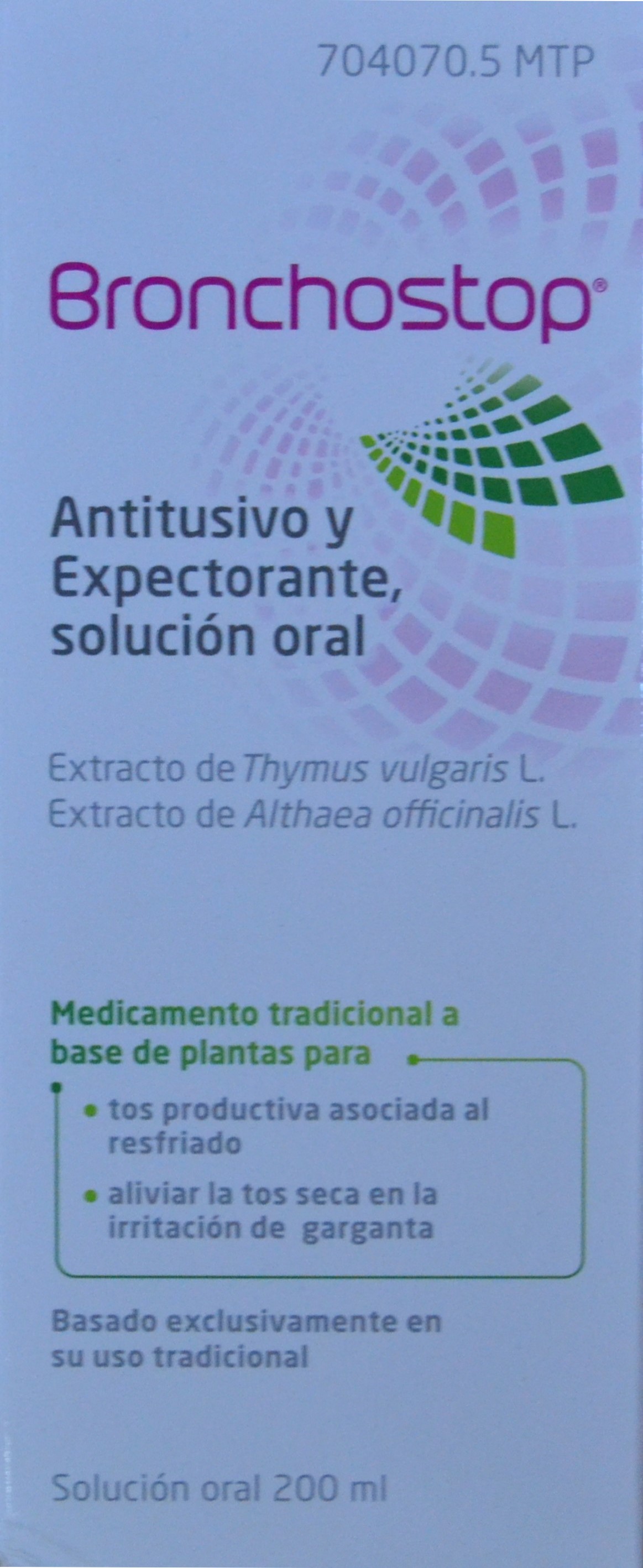 Bronchostop Antitusivo Expectorante Solución Oral, 200 ml