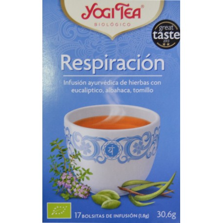 RESPIRACIÓN 17 BOLSITAS DE INFUSIÓN YOGI TEA