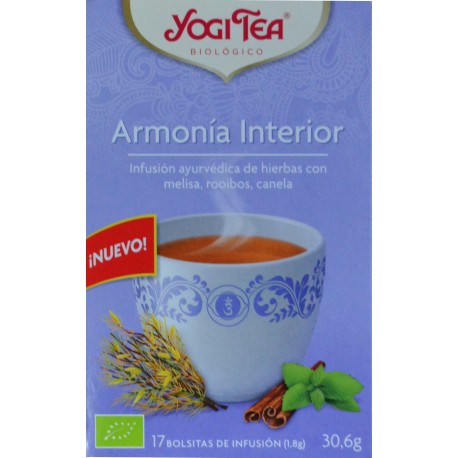 ARMONÍA INTERIOR 17 BOLSITAS YOGI TEA