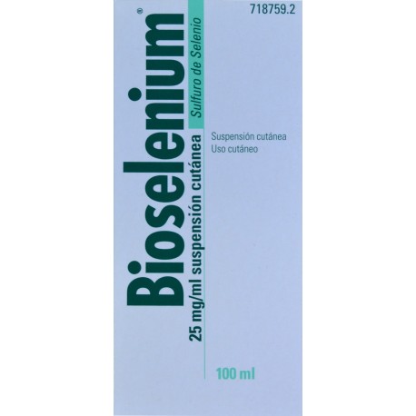 BIOSELENIUM 25 MG/ML SUSPENSIÓN CUTÁNEA 100 ML
