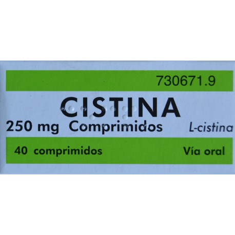 CISTINA 250 MG 40 COMPRIMIDOS LA QUÍMICA MÉDICA