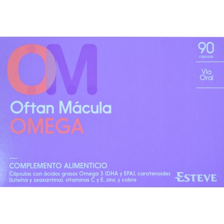 OFTAN MÁCULA OMEGA 90 CÁPSULAS ESTEVE