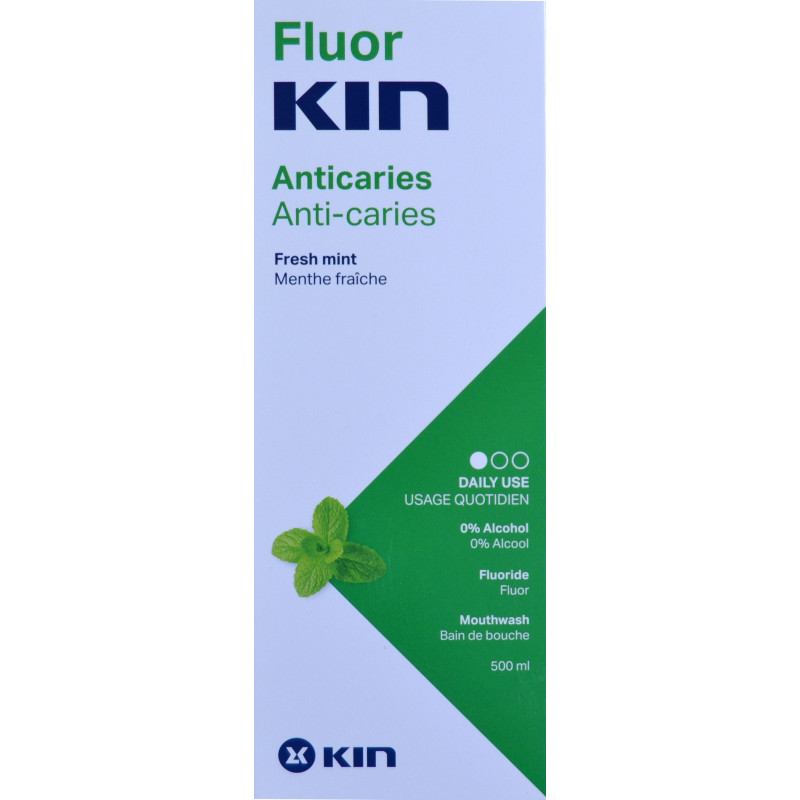 COLUTORIO FLUOR KIN ANTICARIES 500 ML