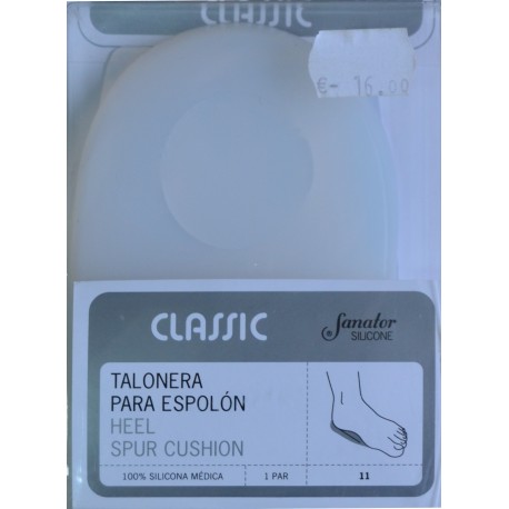 TALONERA PARA ESPOLÓN 100% SILICONA MÉDICA CLASSIC SANATOR