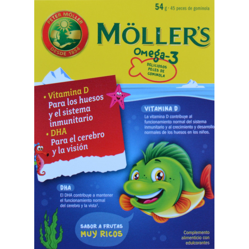MOLLER'S 45 PECES DE GOMINOLA