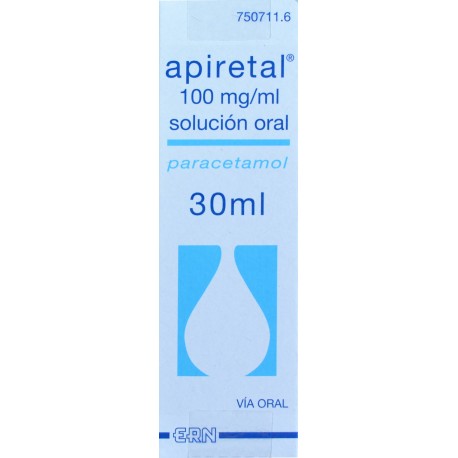 APIRETAL 100 MG/ML SOLUCIÓN ORAL 30 ML ERN
