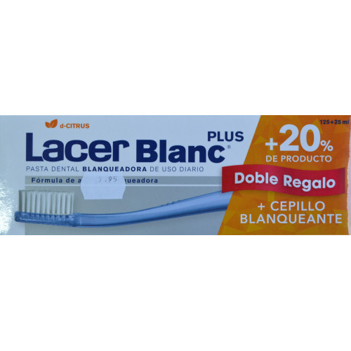 LACER BLANC PLUS D-CITRUS DOBLE REGALO + 20% DE PRODUCTO + CEPILLO BLANQUEANTE