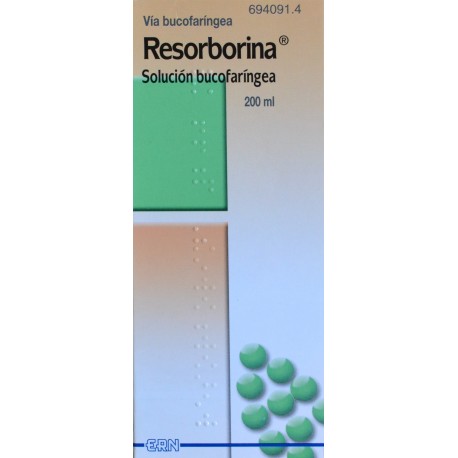 RESORBORINA SOLUCIÓN BUCOFARÍNGEA 200 ML ERN