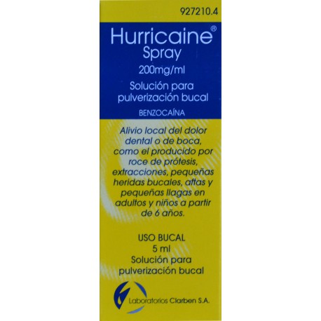 HURRICAINE SPRAY 200 MG/ML LABORATORIOS CLARBEN