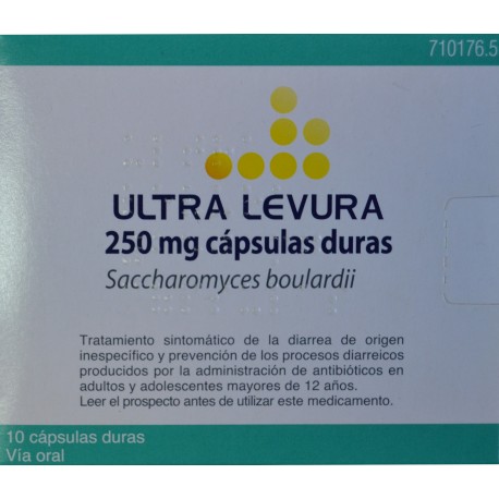ULTRA LEVURA 250 MG 10 CÁPSULAS DURAS
