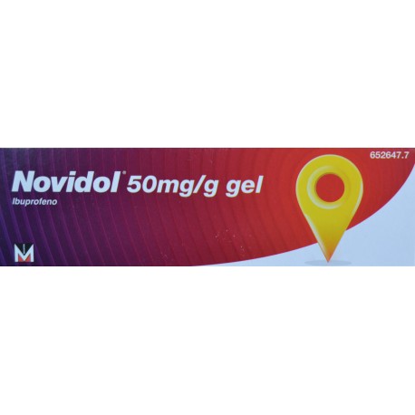 NOVIDOL 50 MG/G GEL LABORATORIOS MENARINI