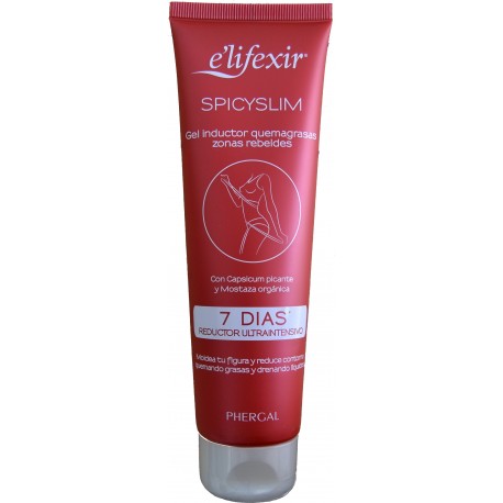 SPICYSLIM GEL INDUCTOR QUEMAGRASAS ZONAS REBELDES E'LIFEXIR 150 ML PHERGAL