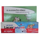 GEL DENTAL SABOR FRESA 75 ML LACER INFANTIL + REGALO CUENTO "EL RATONCITO PÉREZ VIAJA POR EL MUNDO"