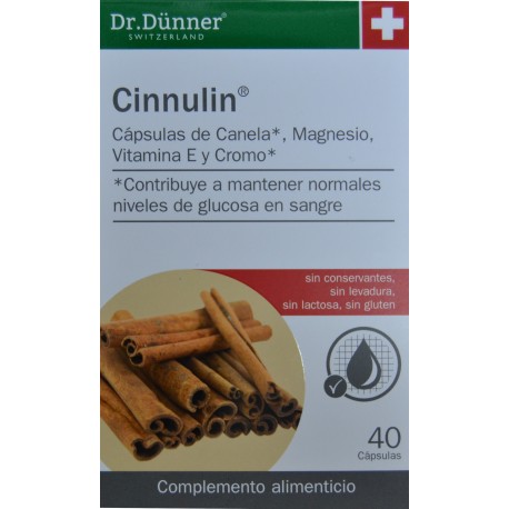 CINNULIN 40 CÁPSULAS DR. DÜNNER