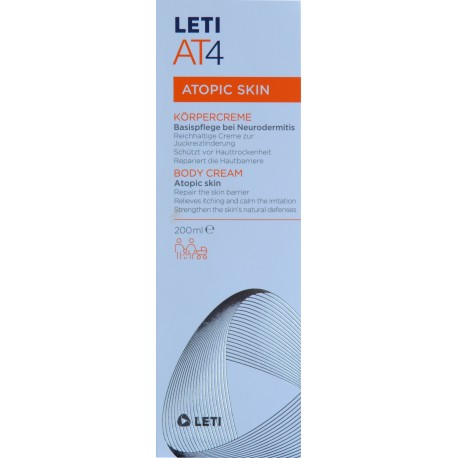 CREMA CORPORAL PIEL ATÓPICA 200 ML LETI AT4