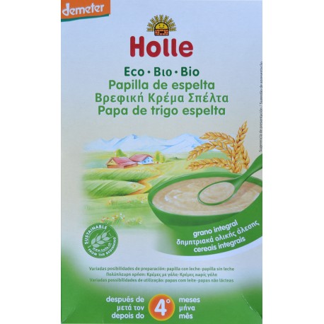 PAPILLA DE ESPELTA BIO 250 G HOLLE