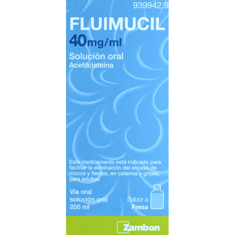 FLUIMUCIL 40 MG/ML 200 ML ZAMBON