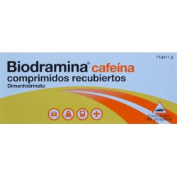 BIODRAMINA CAFEÍNA 4 COMPRIMIDOS URIACH