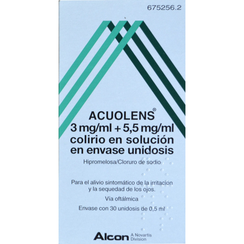 ACUOLENS 30 UNIDOSIS DE 0,5 ML ALCON