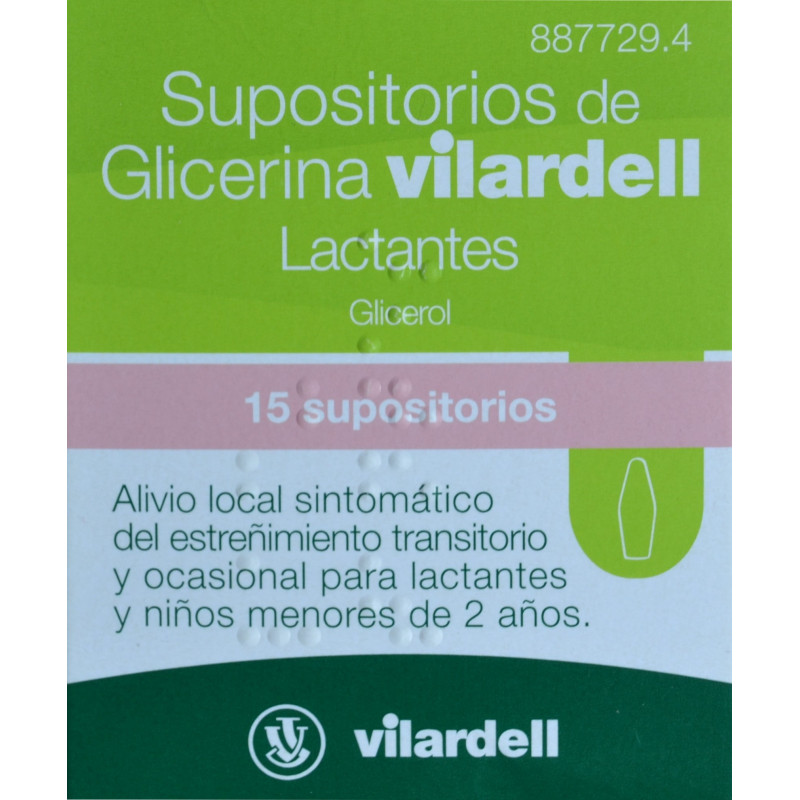 SUPOSITORIOS DE GLICERINA LACTANTES VILARDELL