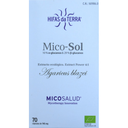 MICO-SOL 70 CÁPSULAS HIFAS DA TERRA