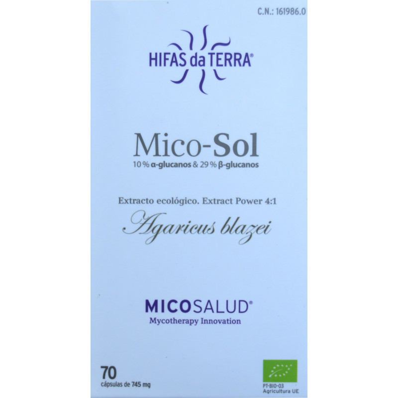 MICO-SOL 70 CÁPSULAS HIFAS DA TERRA
