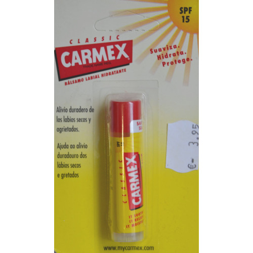 BÁLSAMO LABIAL HIDRATANTE SPF 15 CARMEX