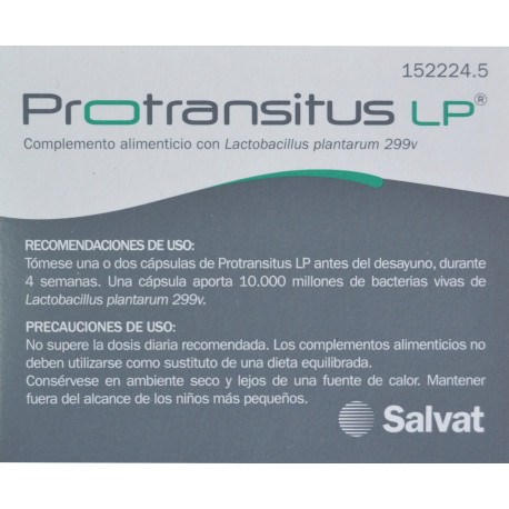 PROTRANSITUS LP 30 CÁPSULAS SALVAT