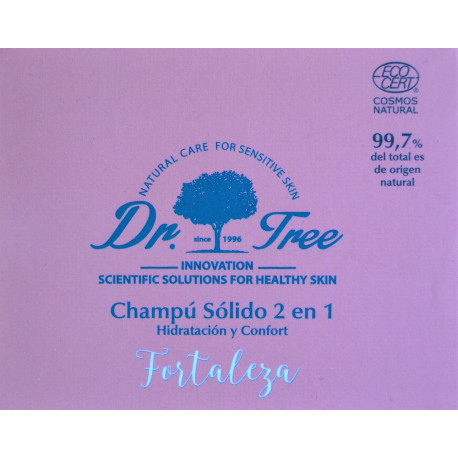 CHAMPÚ SÓLIDO 2 EN 1 FORTALEZA DR TREE