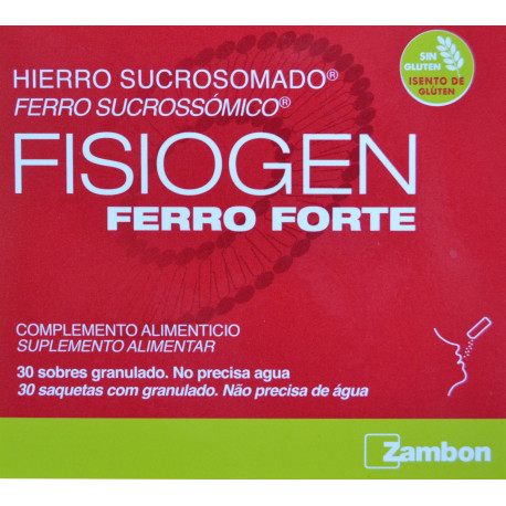 FISIOGEN FERRO FORTE 30 SOBRES ZAMBON