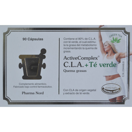 ACTIVE COMPLEX C.L.A + TÉ VERDE 90 CÁPSULAS PHARMA NORD