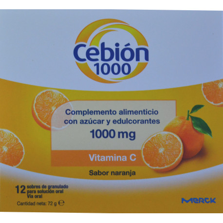 CEBION 1000 MG 12 SOBRES MERCK