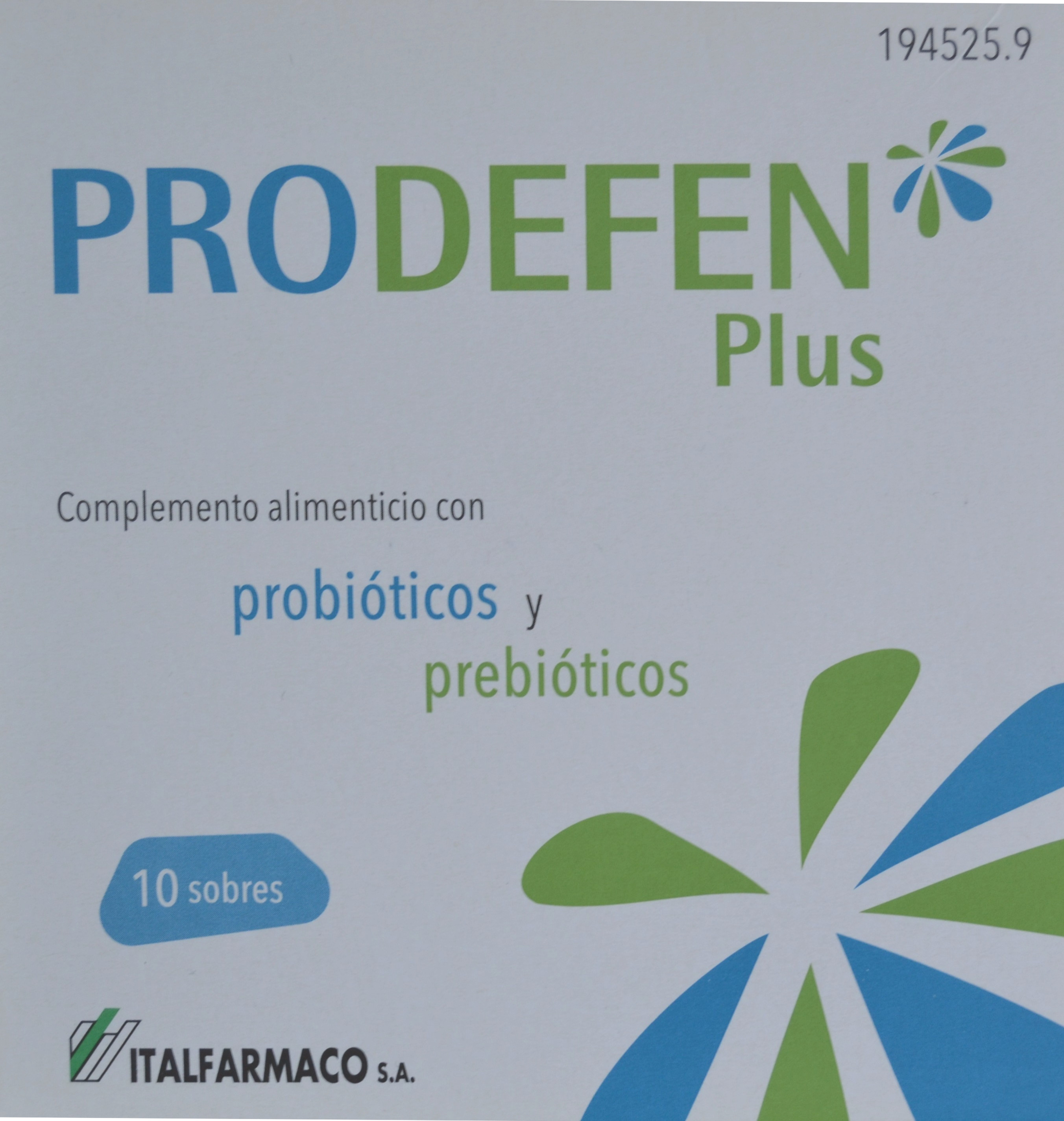 Prodefen Plus Complemento Alimenticio de Probióticos y Prebióticos.