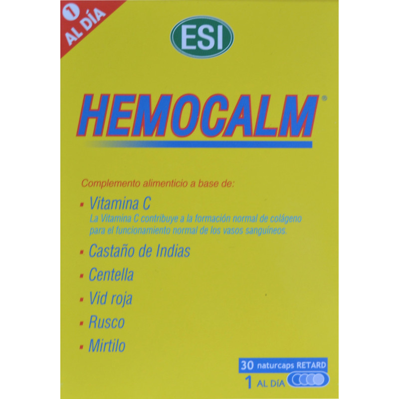 HEMOCALM 30 NATURCAPS ESI