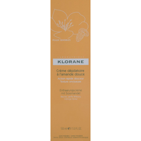 CREMA DEPILATORIA A LA ALMENDRA DULCE 150 ML KLORANE