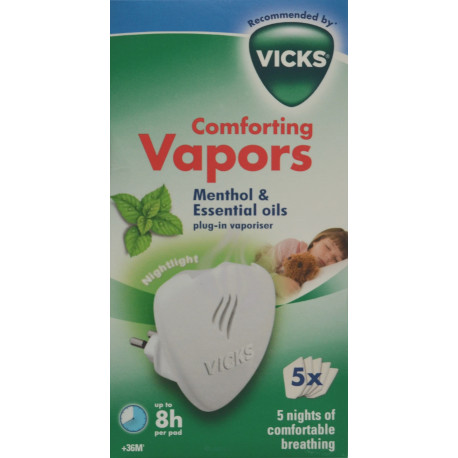 VAPORIZADOR ELÉCTRICO DE ACEITES ESENCIALES VICKS