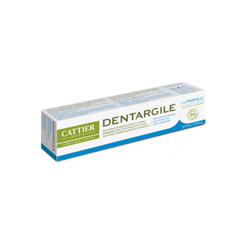 DENTÍFRICO DENTARGILE CON ARCILLA Y PRÓPOLIS 75 ML CATTIER