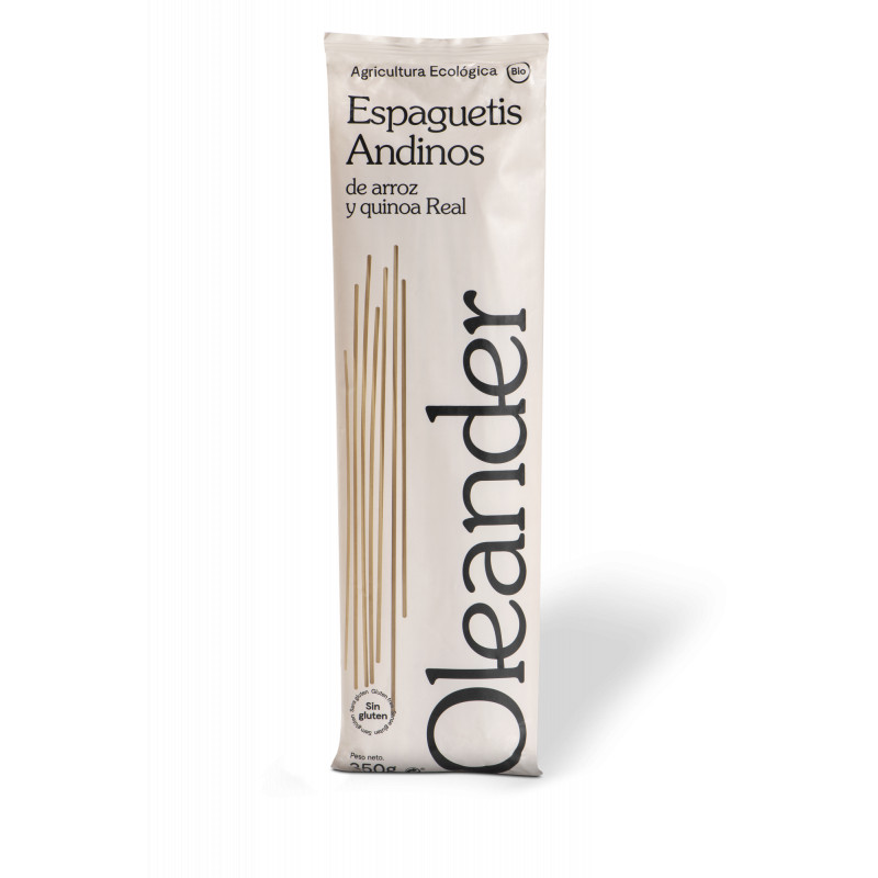 PASTA ANDINA ESPAGUETI SIN GLUTEN 250 G  OLEANDER