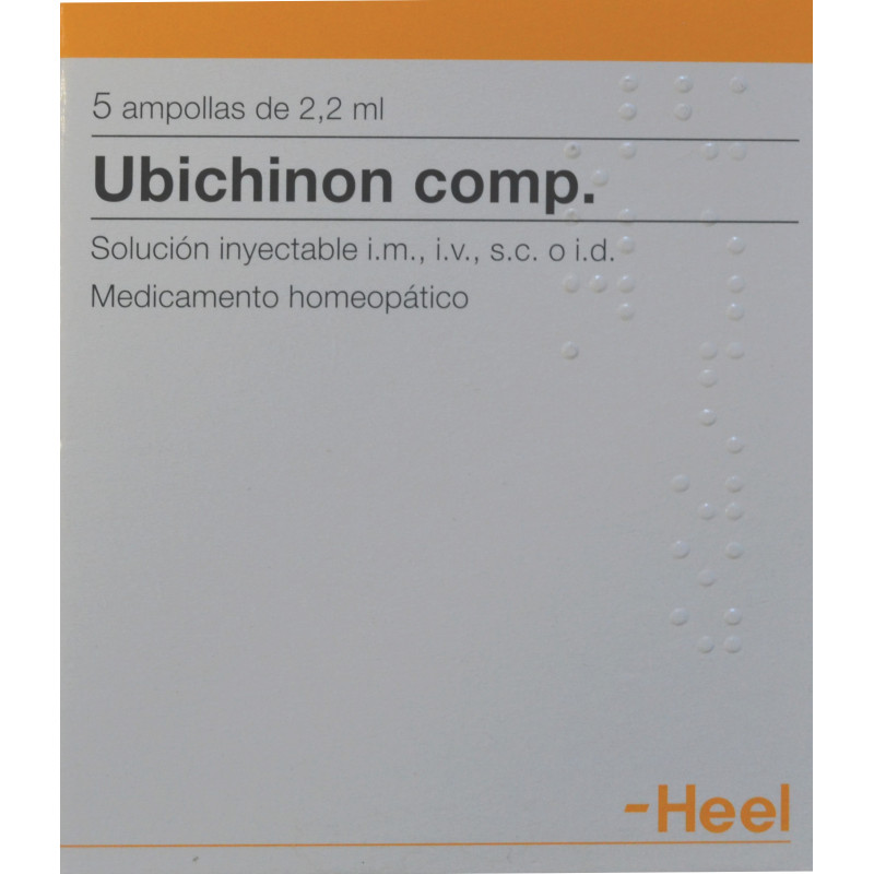 UBICHINON COMP. 5 AMPOLLAS HEEL