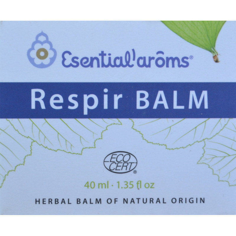 RESPIR BALM ECOCERT 40 ML ESENTIAL' AROMS