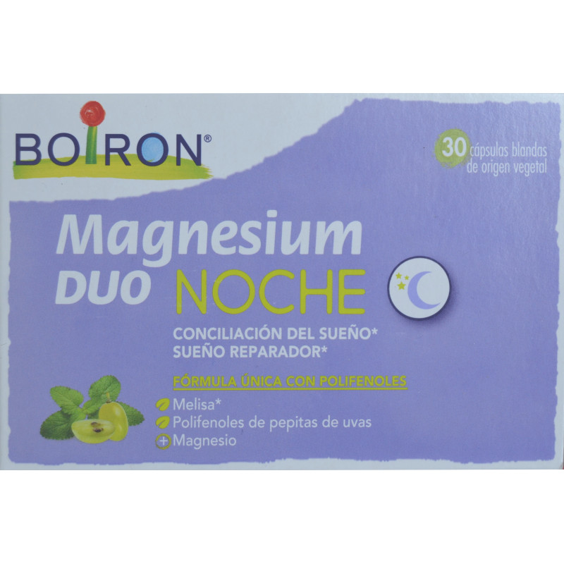 MAGNESIUM DUO NOCHE 30 CÁPSULAS BLANDAS BOIRON